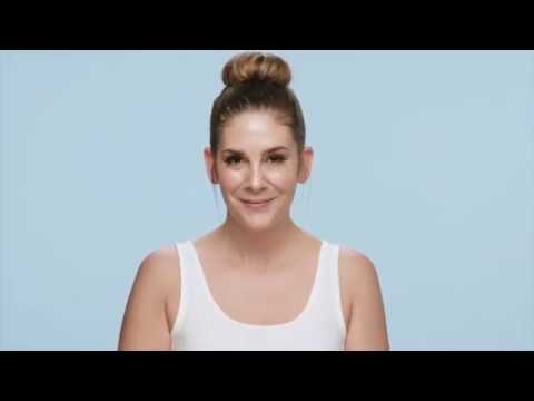 video showing model applying ormedic balancing antioxidant serum to face