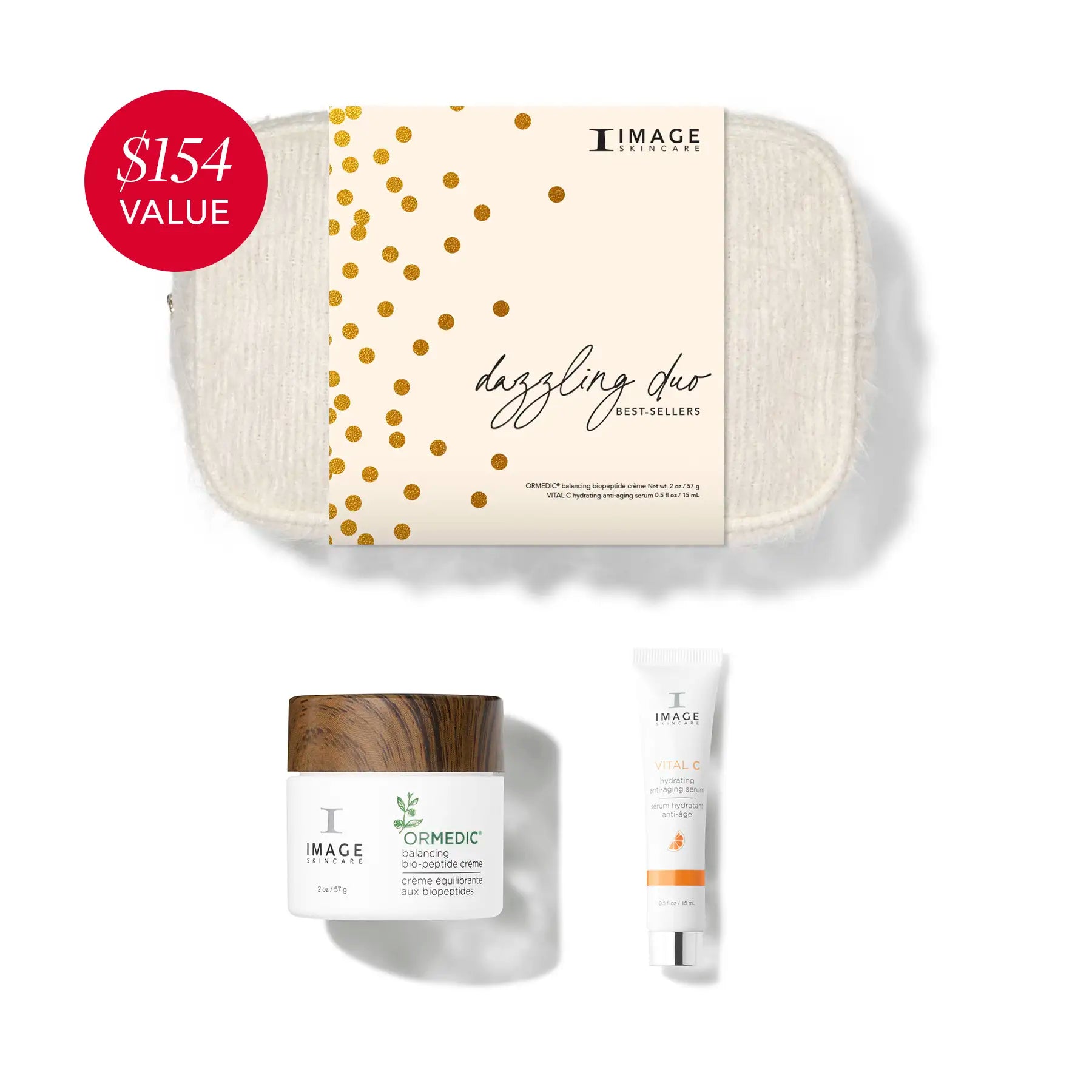 dazzling duo kit on a white background