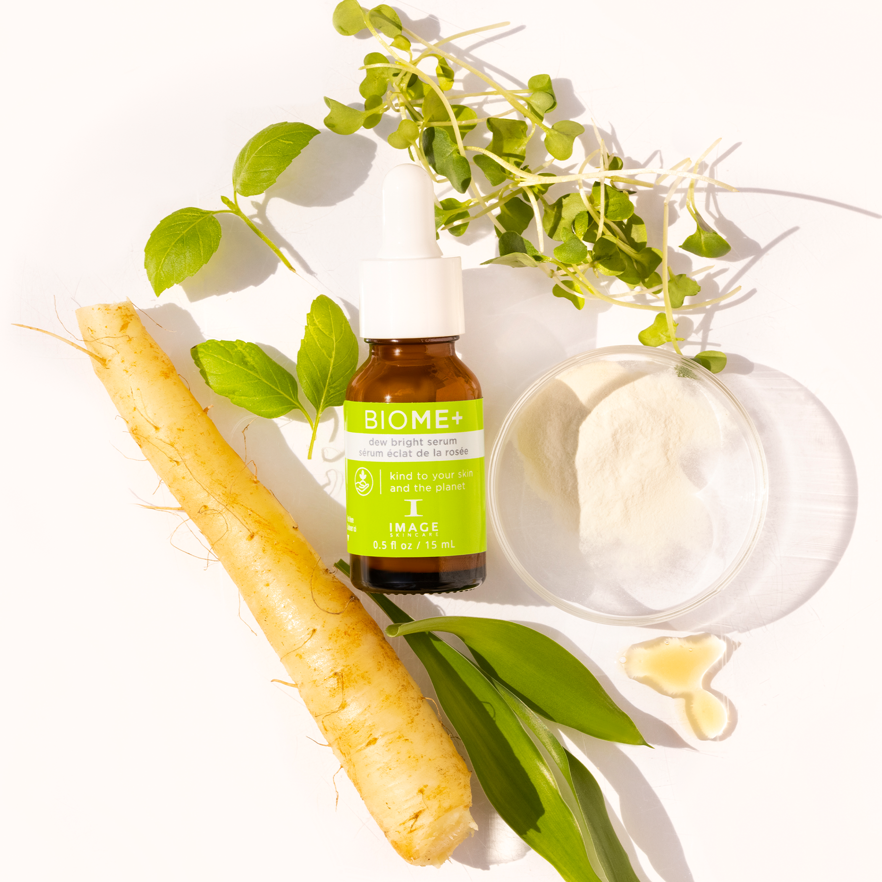 BIOME+™ dew bright serum  (travel-size)