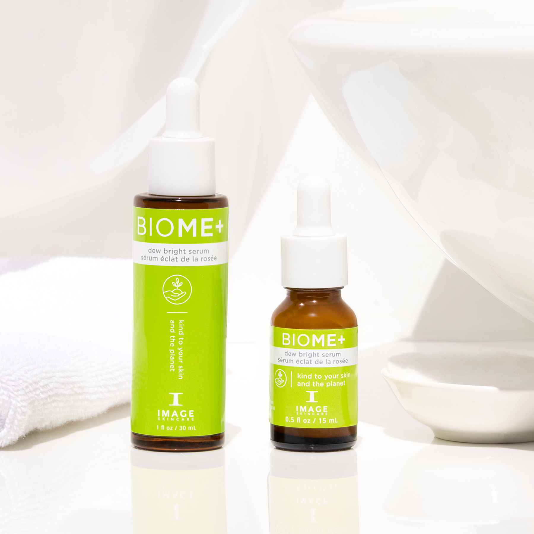 BIOME+™ dew bright serum  (travel-size)