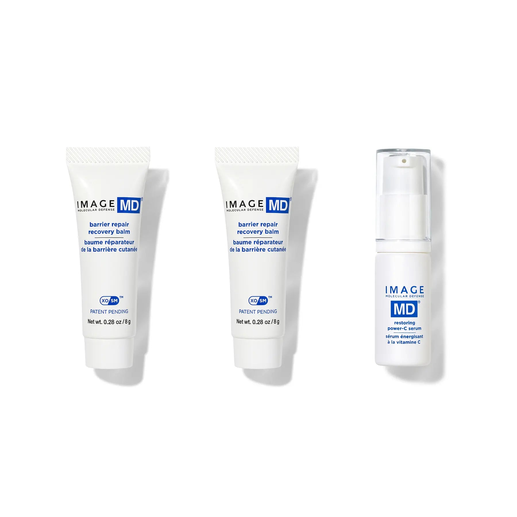 Three skincare products from the brand 'IMAGE MD' on a white background